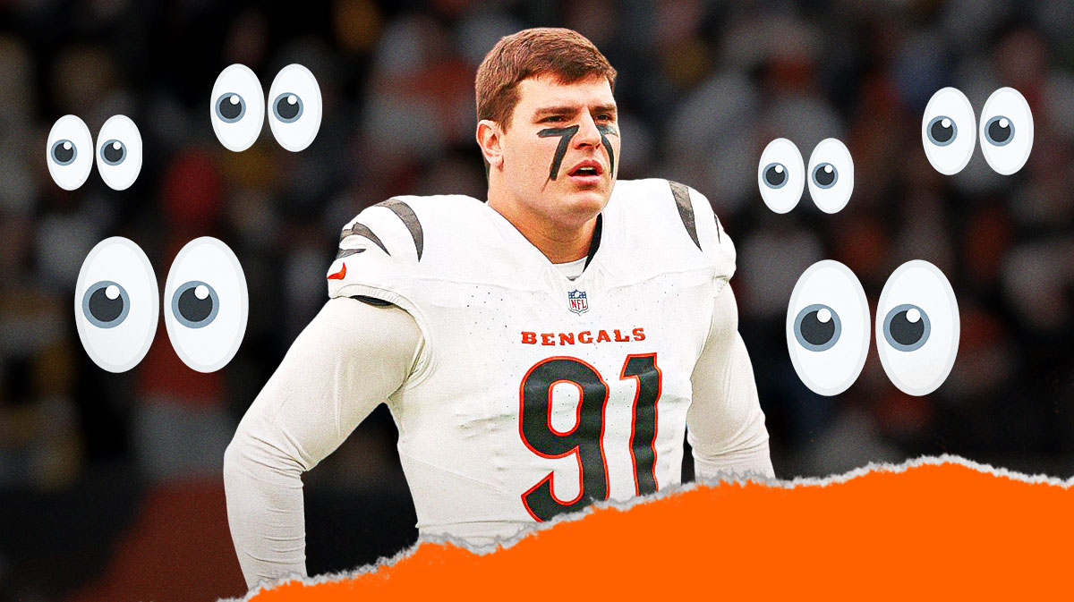 Trey Hendrickson with eyeball emojis all around