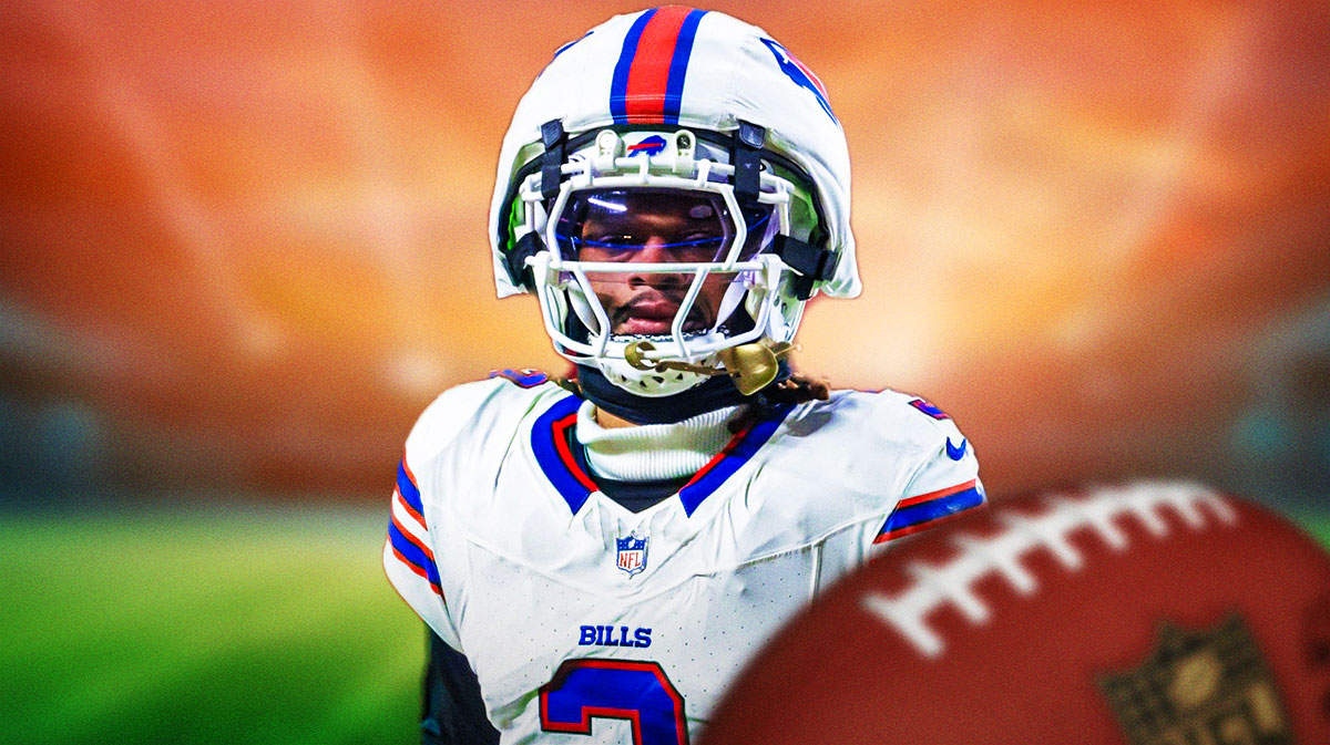 Damar Hamlin in a Bills jersey.