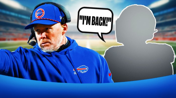Sean McDermott on one side, a silhouette of Dane Jackson with a speech bubble that says "I'm back!"