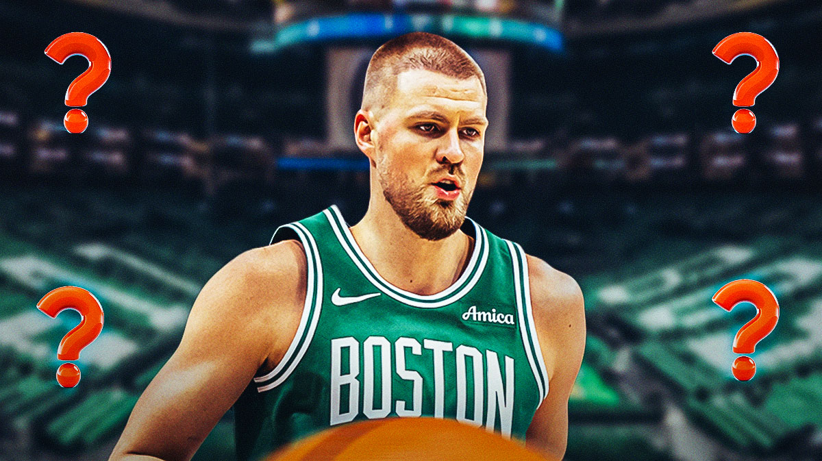 Celtics' Kristaps Porzingas surrounded by question marks