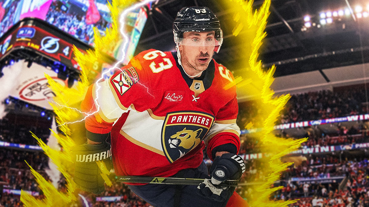 Panthers star Brad Marchand going Super Saiyan.