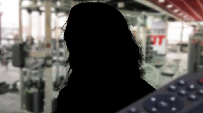 Silhouette of the wife of Kansas City Chiefs quarterback Patrick Mahomes, Brittany Mahomes, who is back in the gym and flaunting her postpartum body after having her third baby.