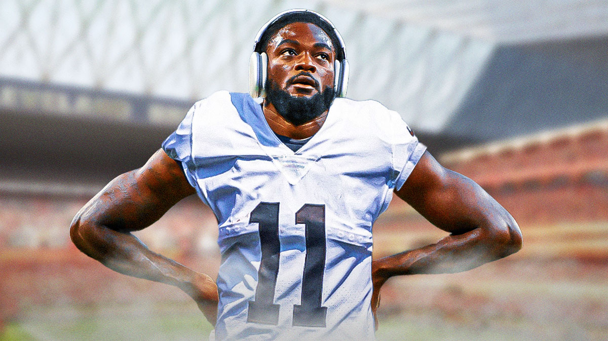 Brandon Aiyuk photoshopped in Browns jersey number 11 jersey.