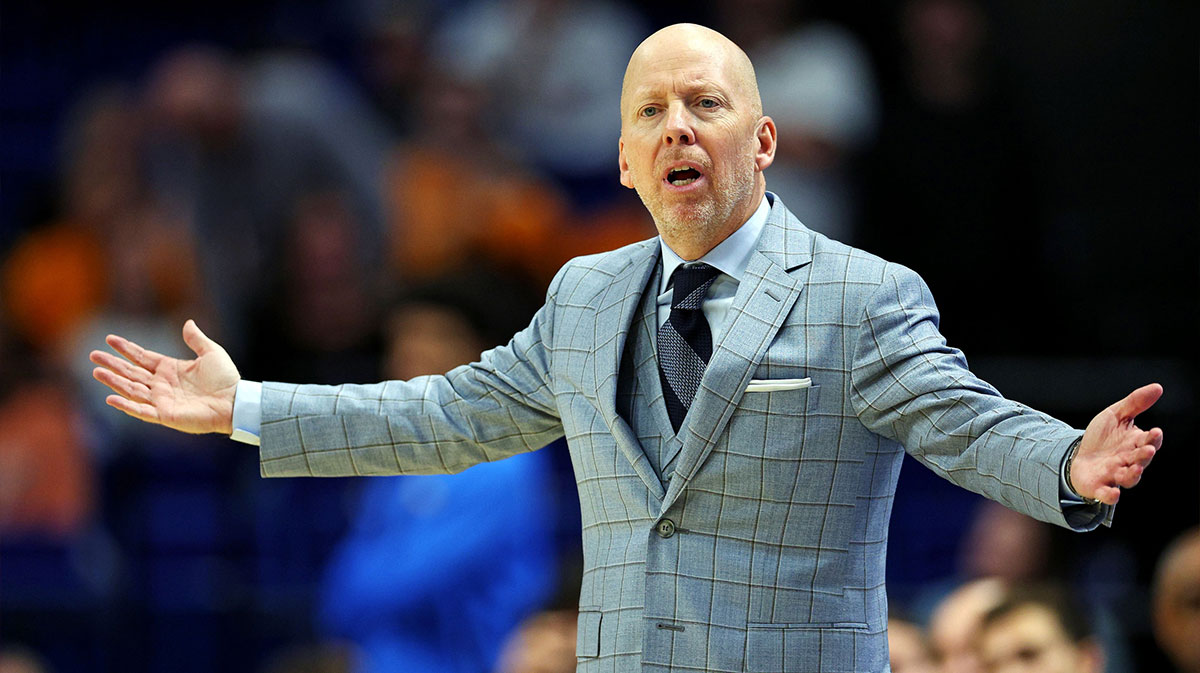 Bruins head coach Mick Cronin reacts during the second half against the Tennessee Volunteers in the second round of the NCAA Tournament at Rupp Arena.