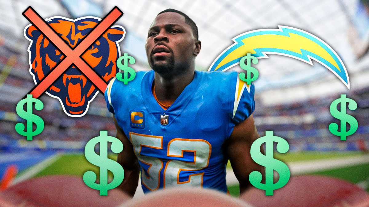 Chargers dash Bears' Khalil Mack reunion dreams with $18 million contract