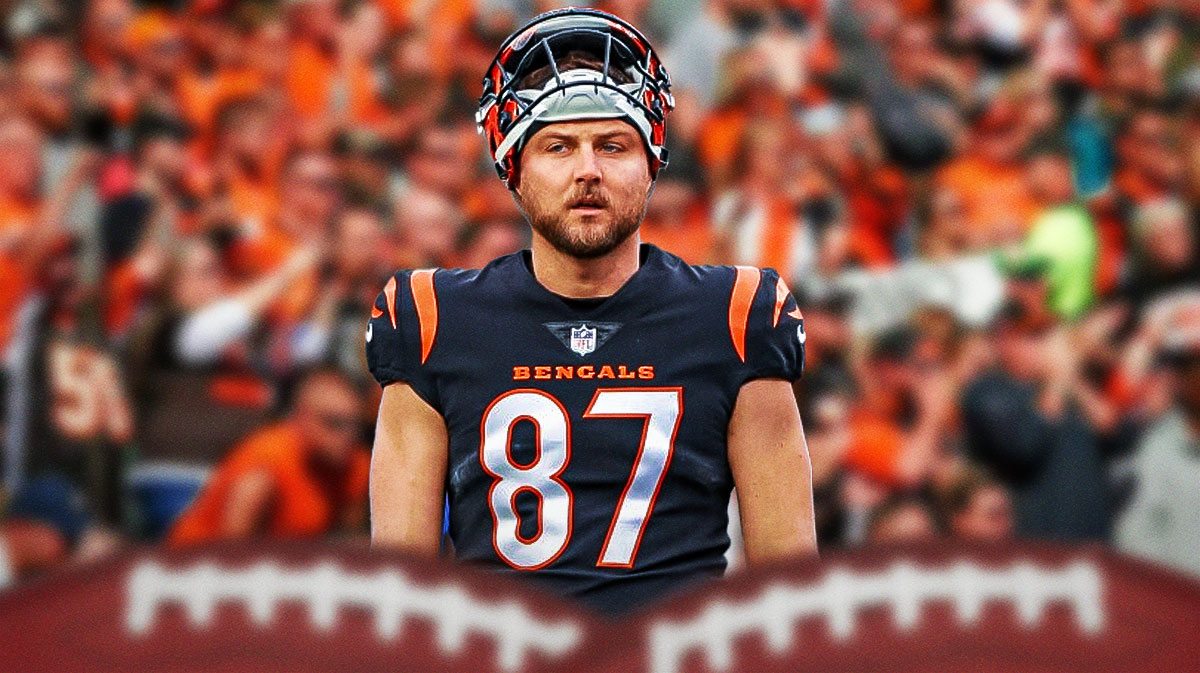 Tanner Hudson in a Bengals jersey.