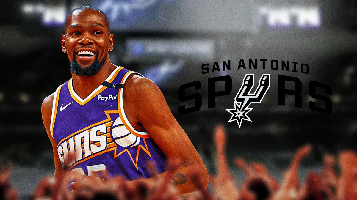 Could current Phoenix Suns star Kevin Durant land with Victor Wembanyama and the San Antonio Spurs in the offseason.