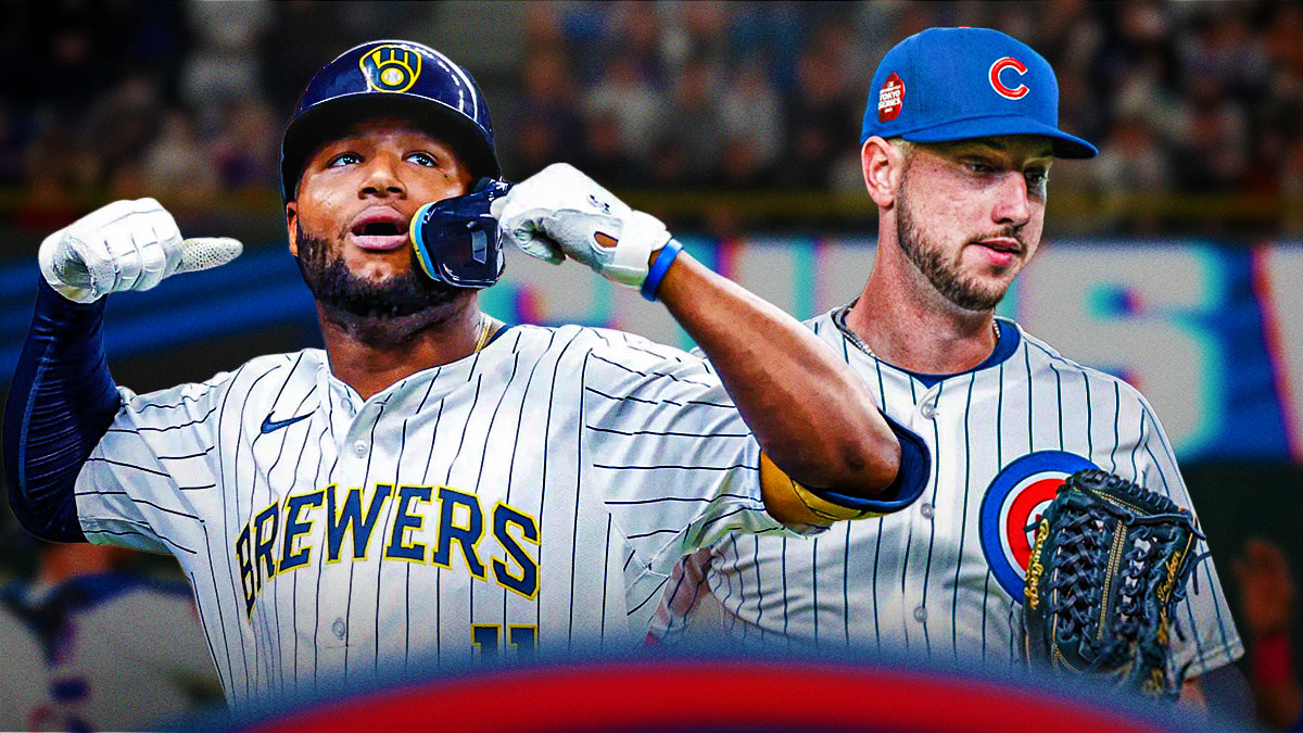 Jackson Chourio with Brewers. Kyle Tucker with Cubs