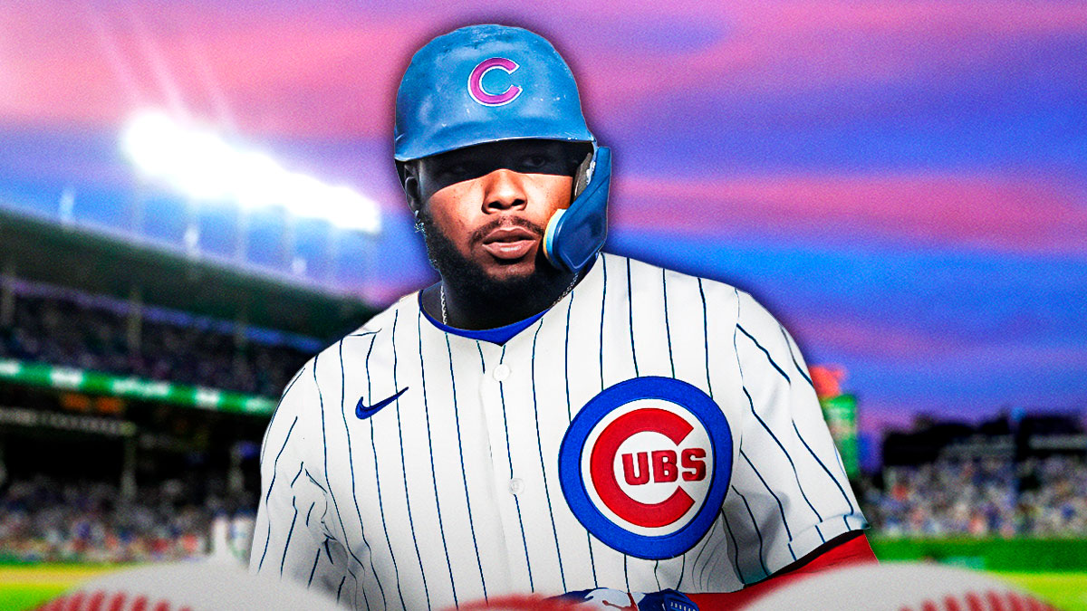 Vladimir Guerrero photoshopped in Cubs jersey number 27