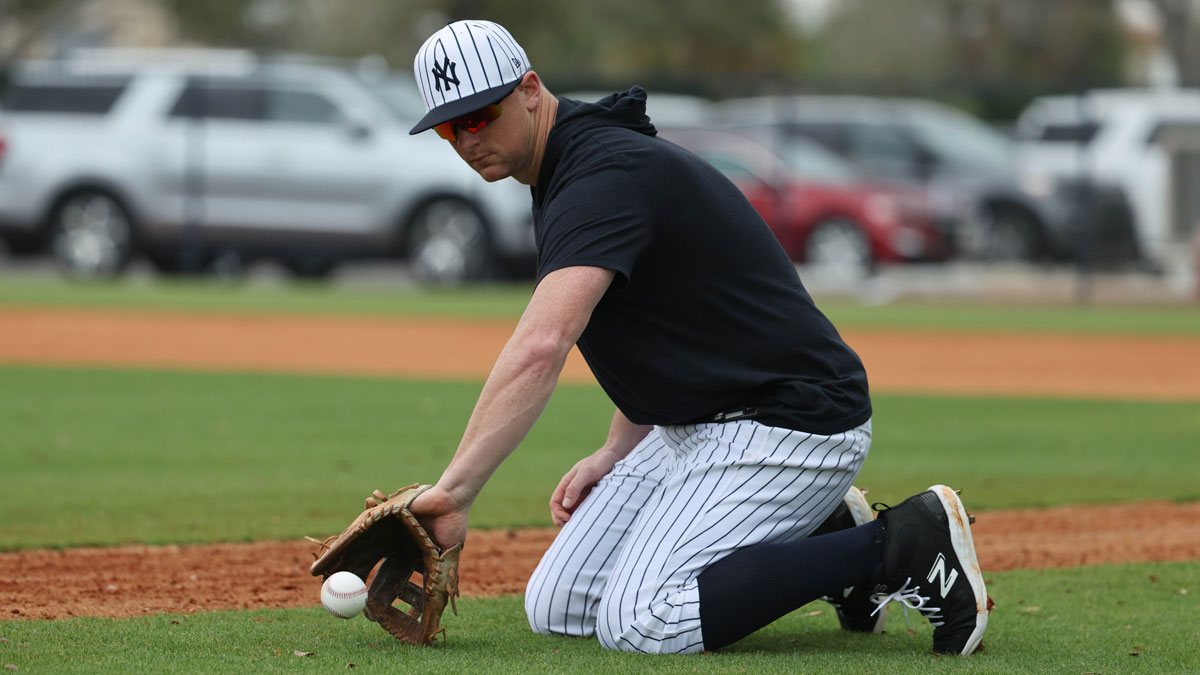 New York Yankees third base DJ LeMahieu (26) during work outs at George M. Steinbrenner Field.