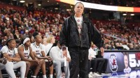 South Carolina Gamecocks head coach Dawn Staley during the second half against the Vanderbilt Commodores at Bon Secours Wellness Arena.