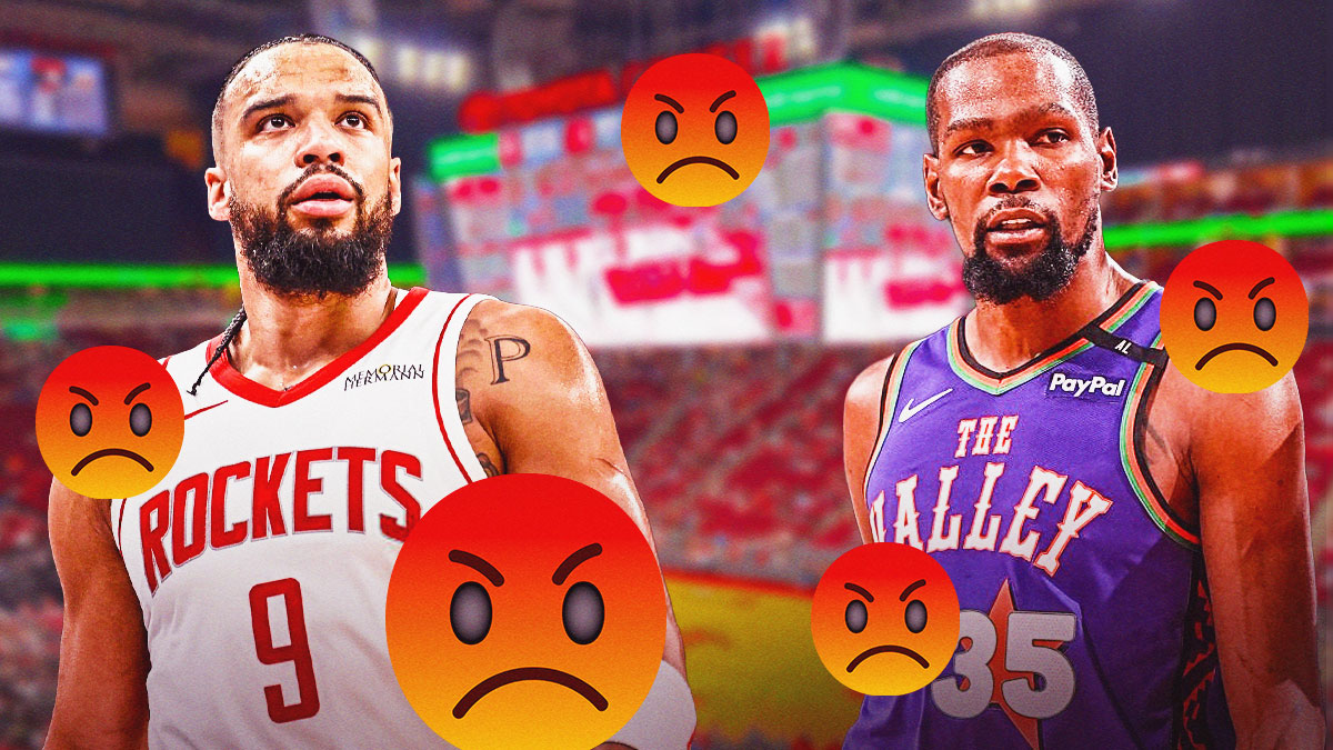 Dillon Brooks, Kevin Durant. Angry emojis all over.
