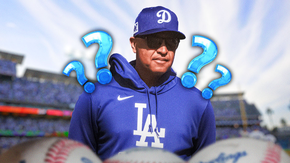 The Dodgers manager Dave Roberts has two positions to address in spring training.