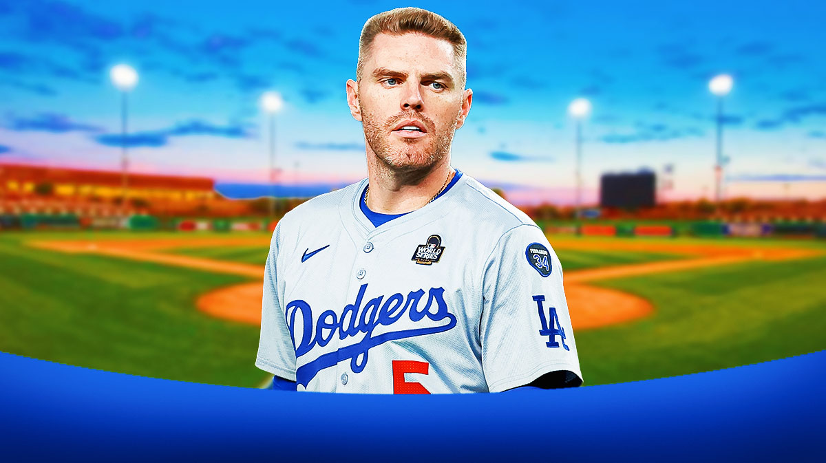 Dodgers star Freddie Freeman, spring training field Camelback Ranch