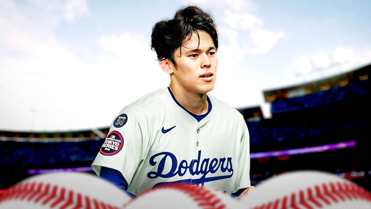 Roki Sasaki with Dodgers