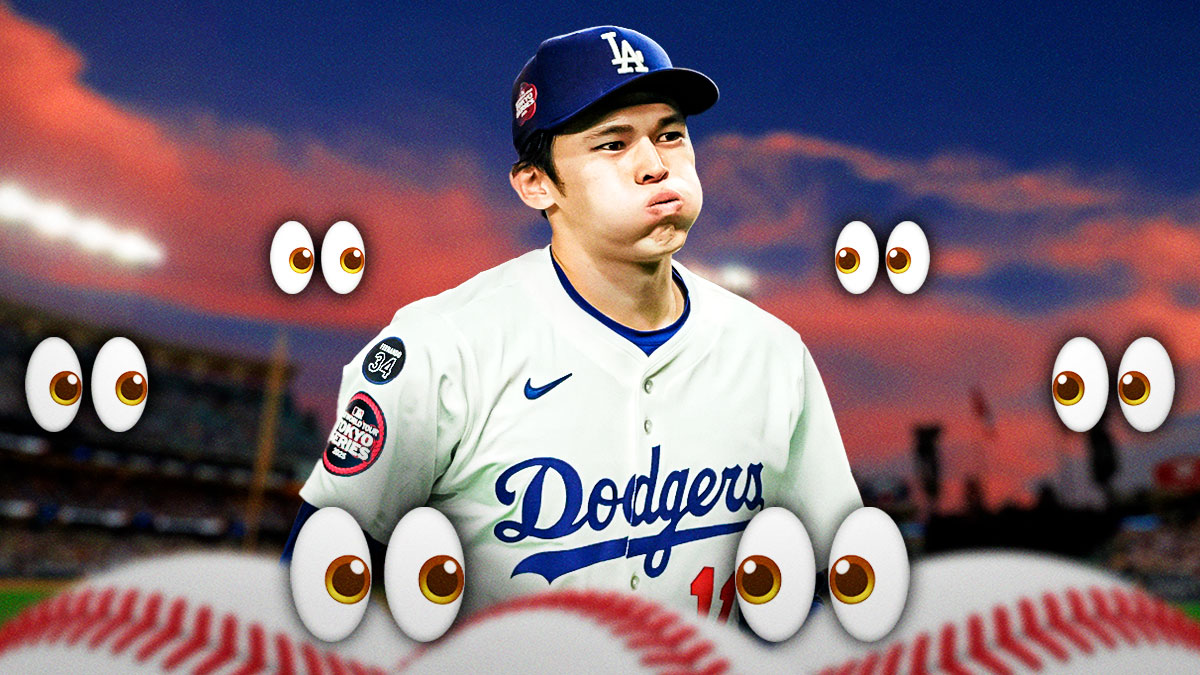 Roki Sasaki, eyeball emojis all around.