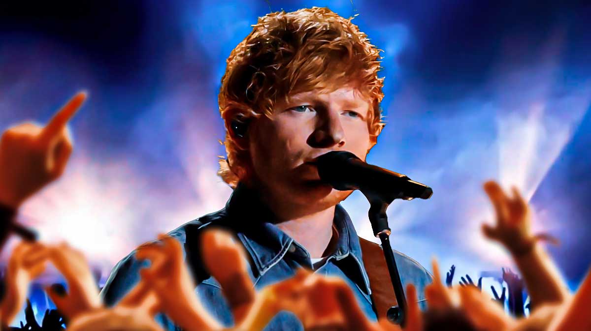 Ed Sheeran, who announced the release date of his new single Azizam from his upcoming album.