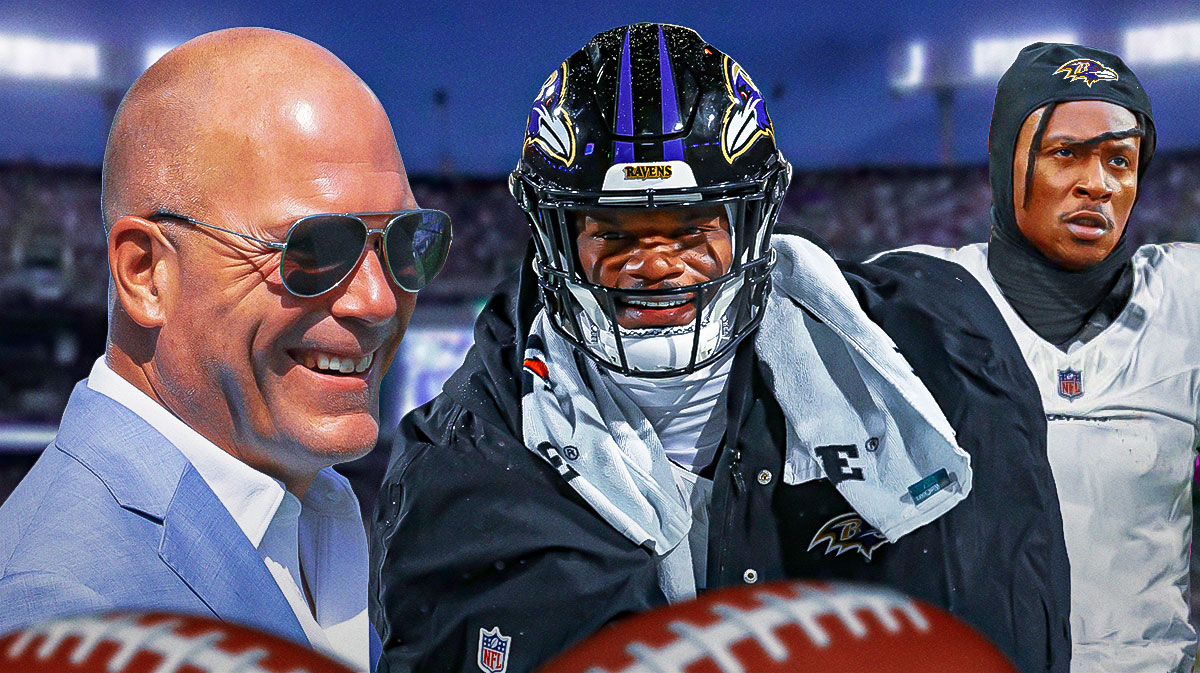 Ravens GM Eric DeCosta looking at Lamar Jackson and DeAndre Hopkins
