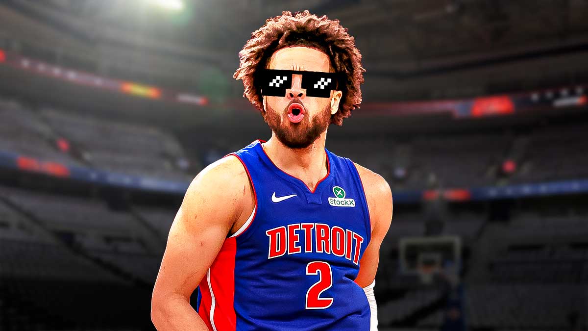 Cade Cunningham (Pistons) with deal with it shades
