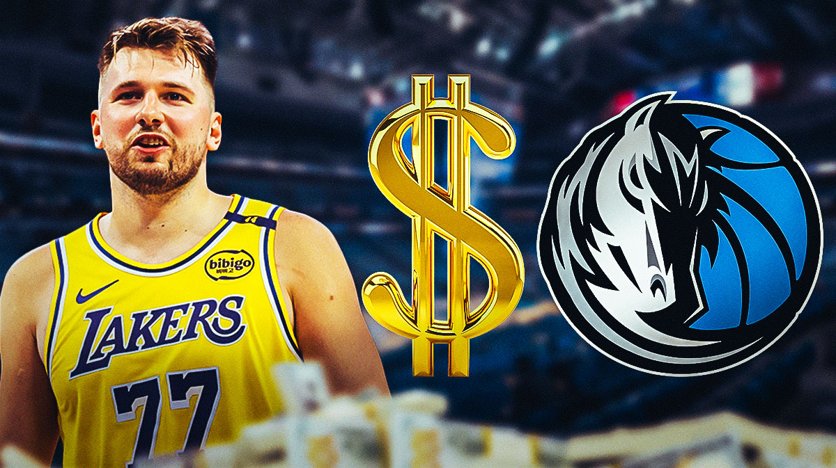 Lakers' Luka Doncic, dollar sign, Mavericks