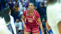 Ta'Niya Latson 00, LSU Tigers take on Florida State in the second round of the NCAA Womens Basketball Tournament.
