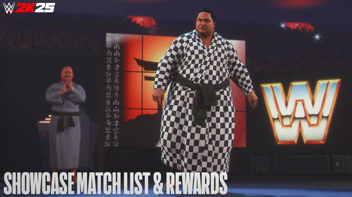 Full WWE 2K25 Showcase Match List & Rewards