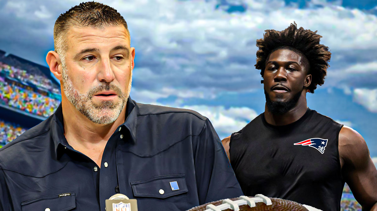 Patriots coach Mike Vrabel looking at Georgia star Jalon Walker.