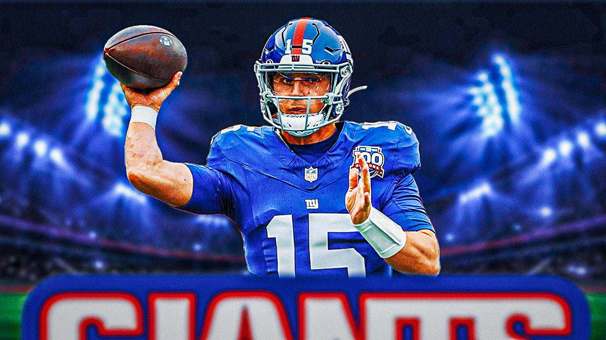 Tommy DeVito in action in Giants jersey