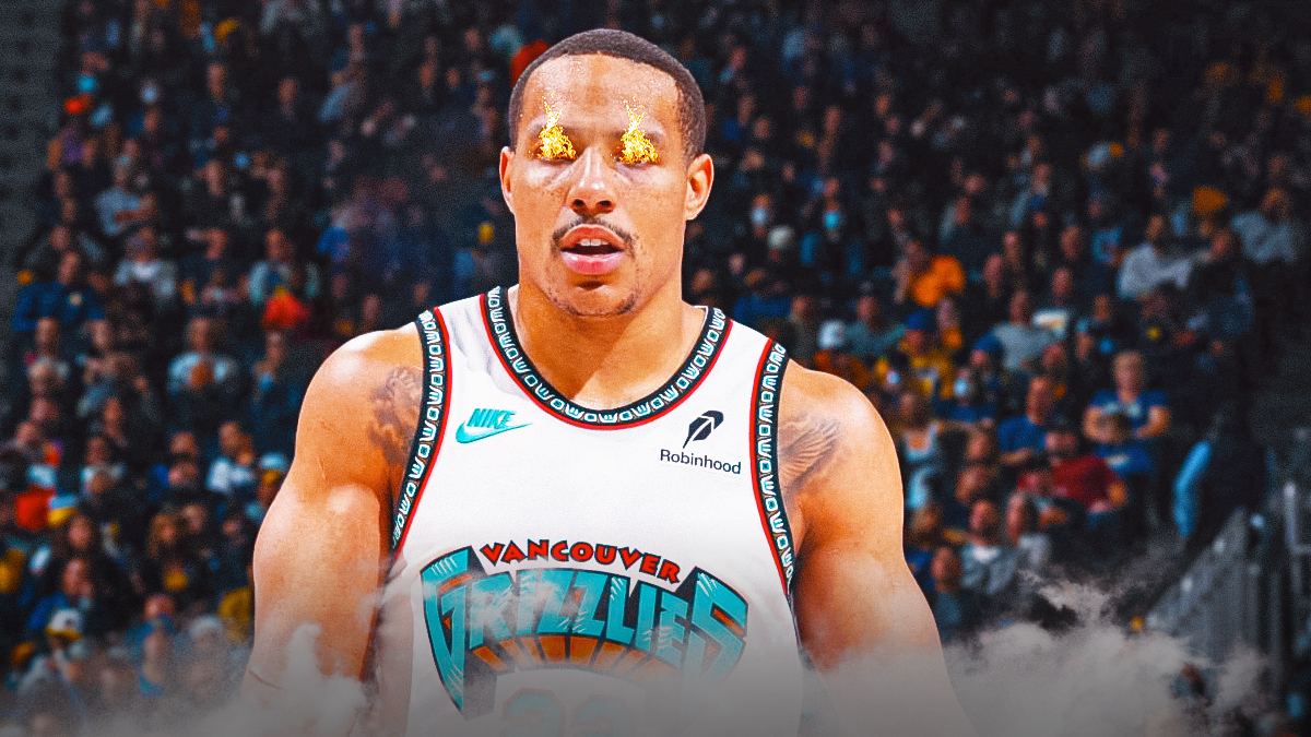 Desmond Bane (Grizzlies ) looking serious with fire in eyes