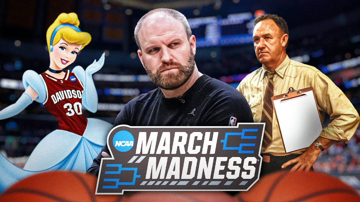 Grizzlies coach Taylor Jenkins, Gene Hackman in Hoosiers, NCAA March Madness logo