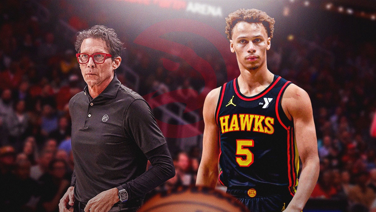 Quin Snyder and Dyson Daniels.
