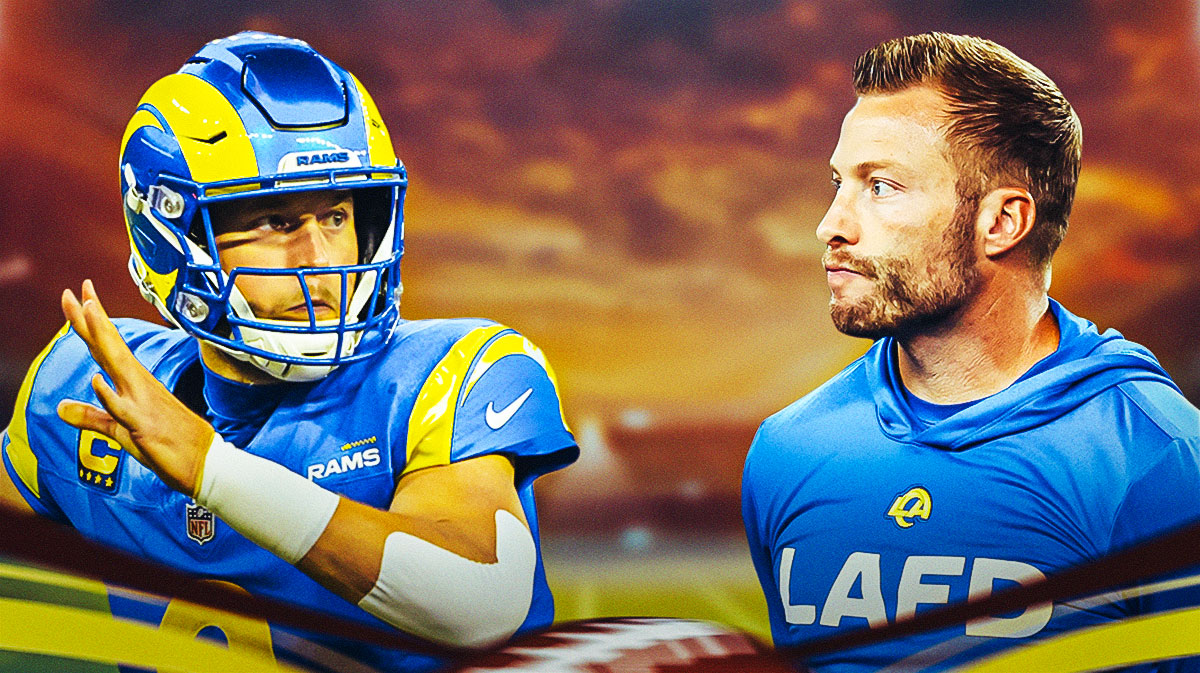 Rams' Matthew Stafford and Sean McVay