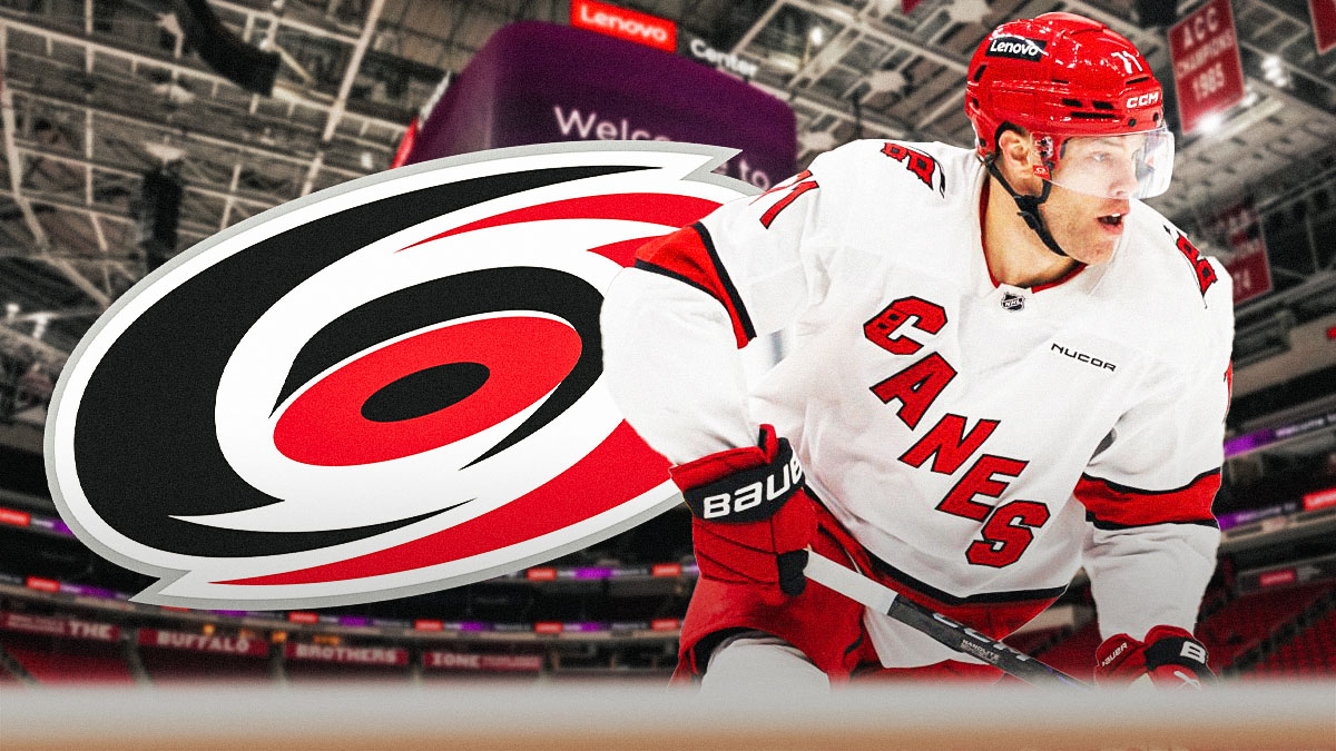 Hurricanes star Taylor Hall scored a hat trick against the Ducks.