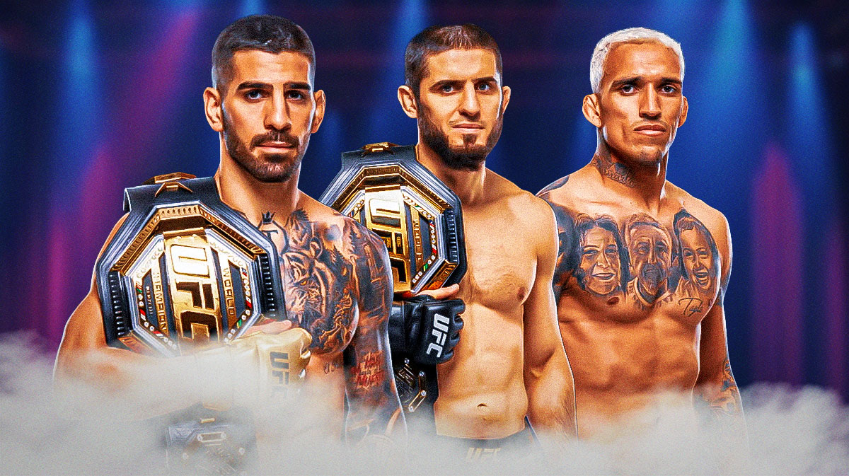 ilia topuria, islam makhachev, charles oliveira