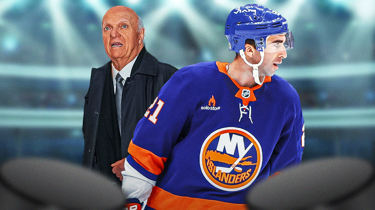 Islanders Kyle Palmieri and Lou Lamoriello