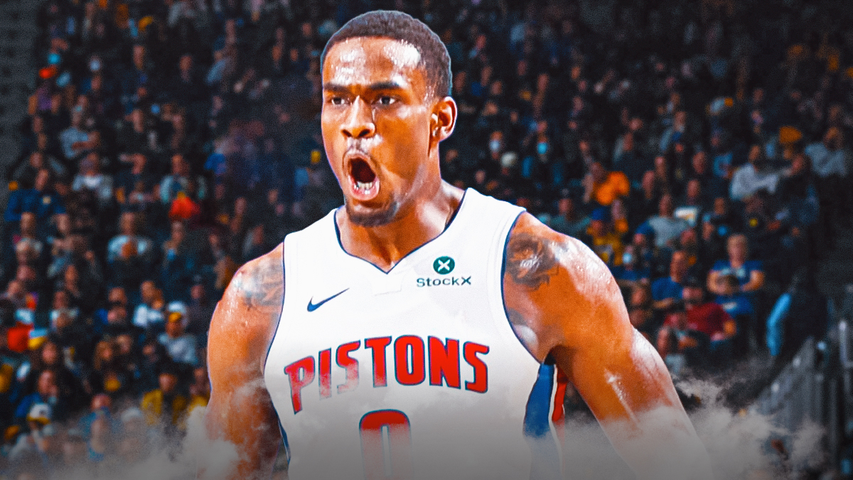 Jalen Duren mean face at Little Caesars Arena