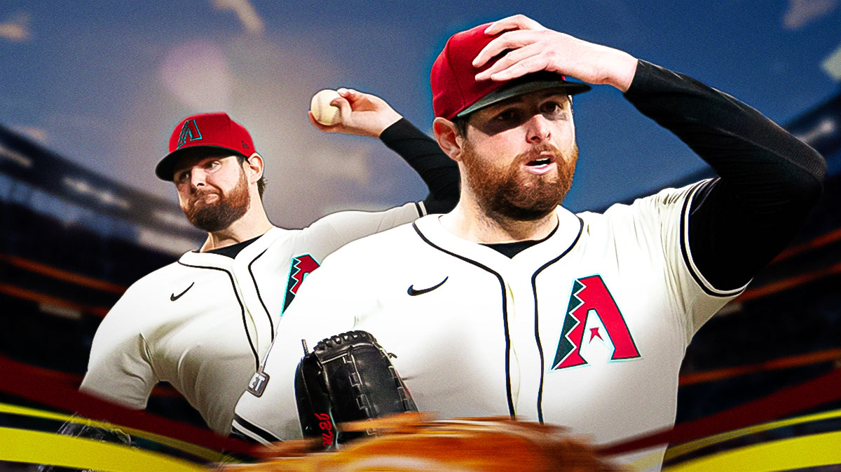 Diamondbacks Jordan Montgomery looking serious.