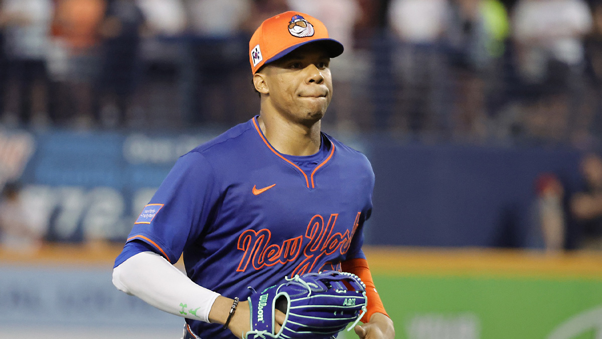 New York Mets outfielder Juan Soto (22) returns from the field during the sixth inning against the St. Louis Cardinals at Clover Park. 