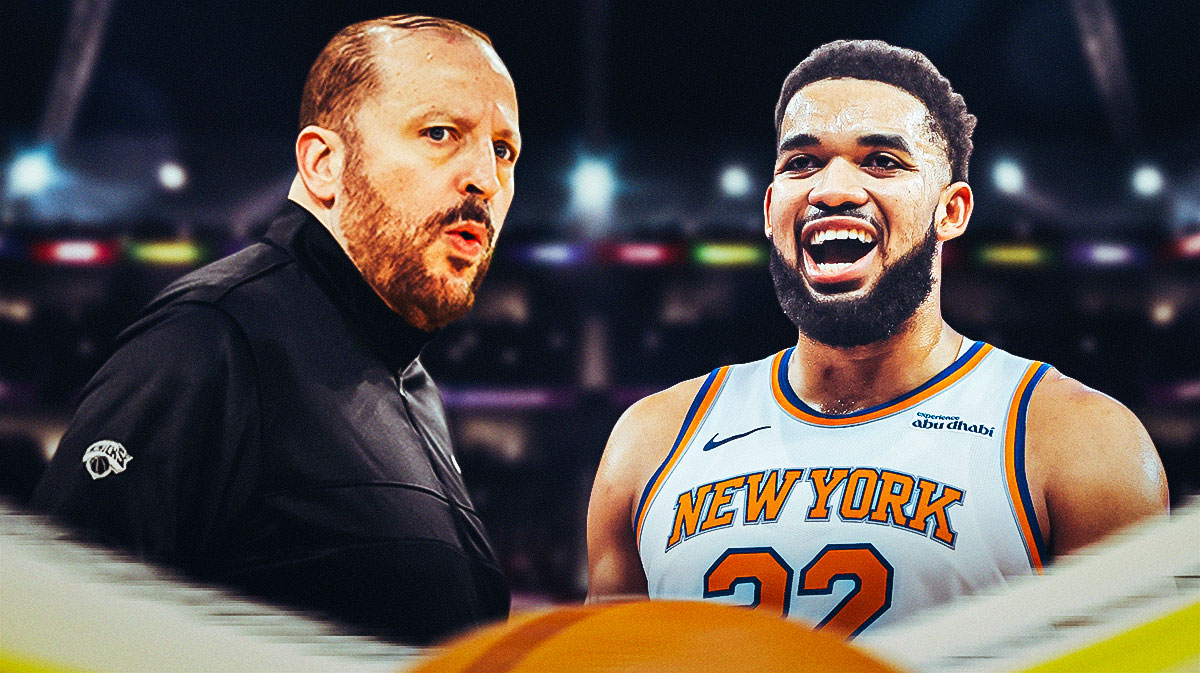 Karl-Anthony Towns and Tom Thibodeau
