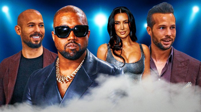 Kim Kardashian Kanye West Tate brothers