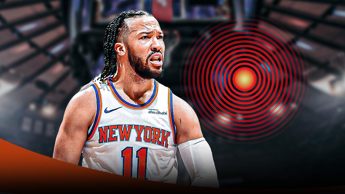Jalen Brunson (Knicks) with pain symbol