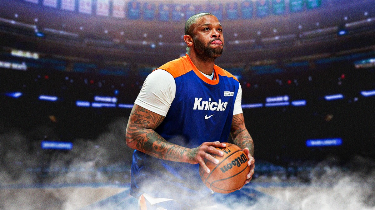 PJ Tucker in his Knicks uniform.