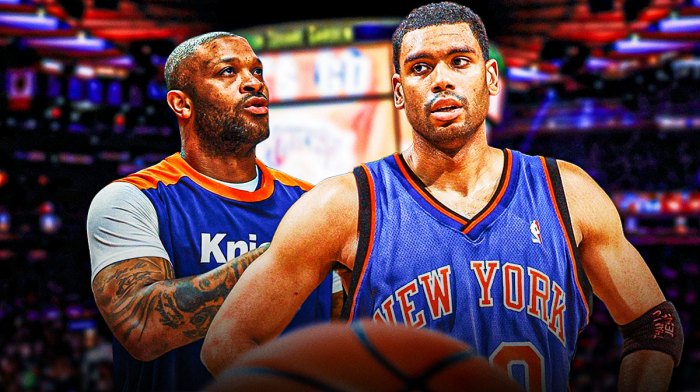 PJ Tucker wears insane 20-year old Allan Houston shoes for Knicks debut