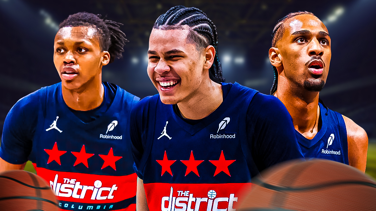 Kyshawn George lauds Alex Sarr, Wizards rookies after showing out vs. Jazz