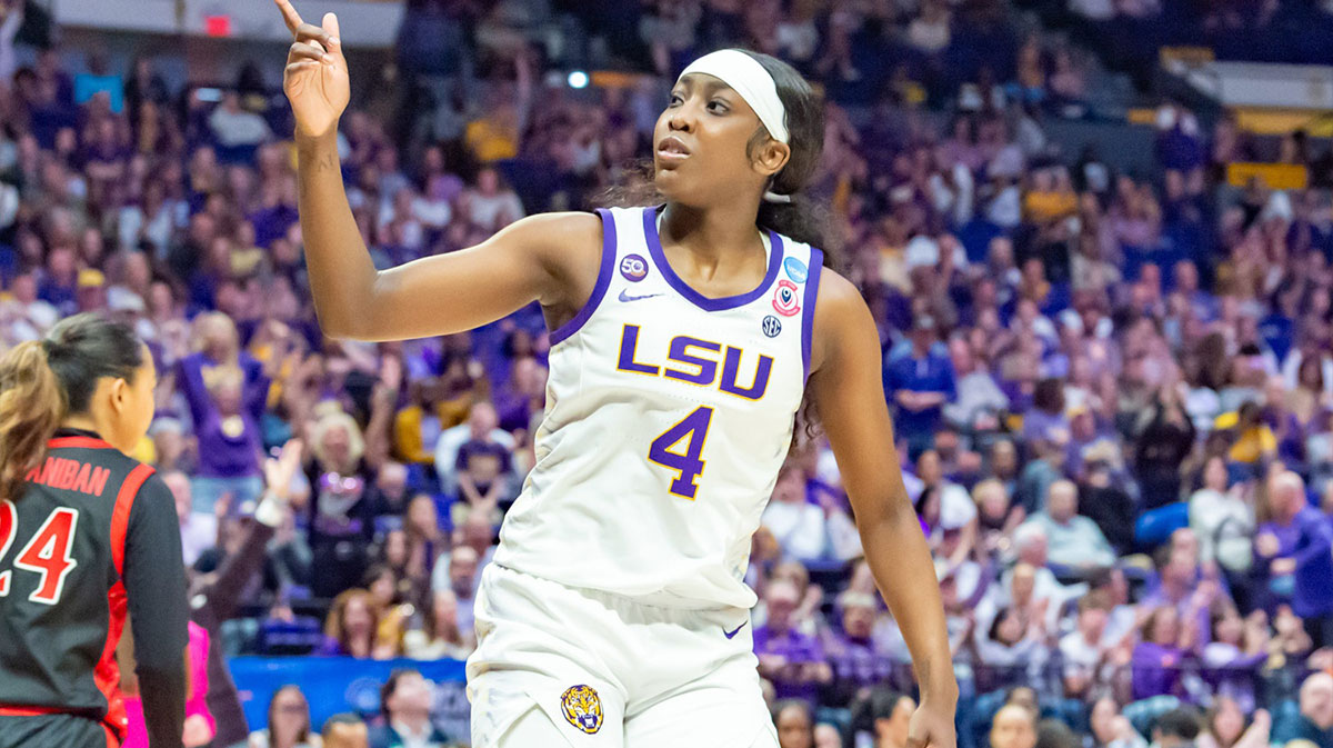 Flau'Jae Johnson 4, LSU Tigers take on San Diego State in the first round of the NCAA Womens Basketball Tournament.