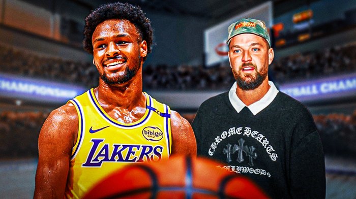 Ex-NBA player gives Lakers' Bronny James his flowers