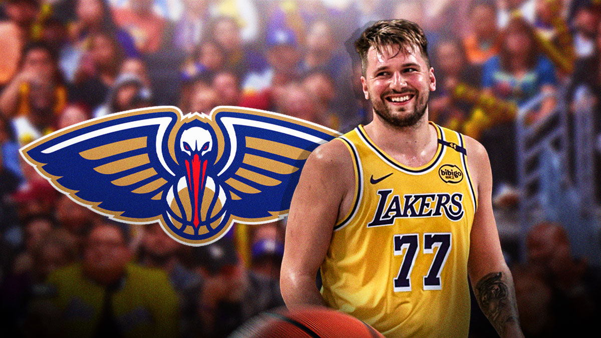 Pelicans, Lakers star Luka Doncic, Crypto.com Arena in back