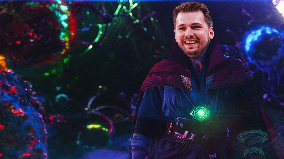 Lakers' Luka Doncic as Doctor Strange with the time stone