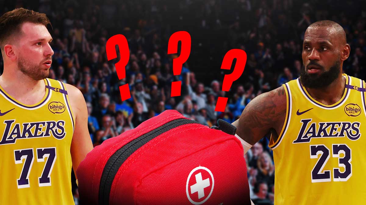 Lakers' LeBron James and Luka Doncic injury