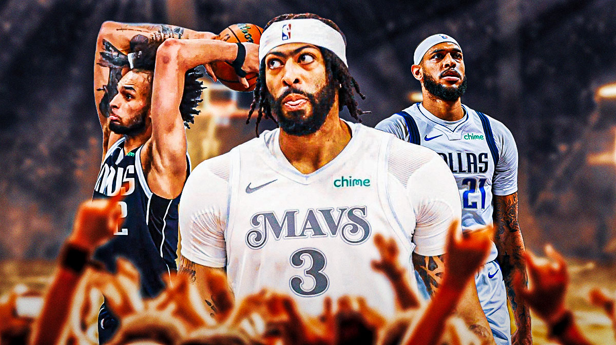 Mavericks' Dereck Lively II, Anthony Davis, Daniel Gafford